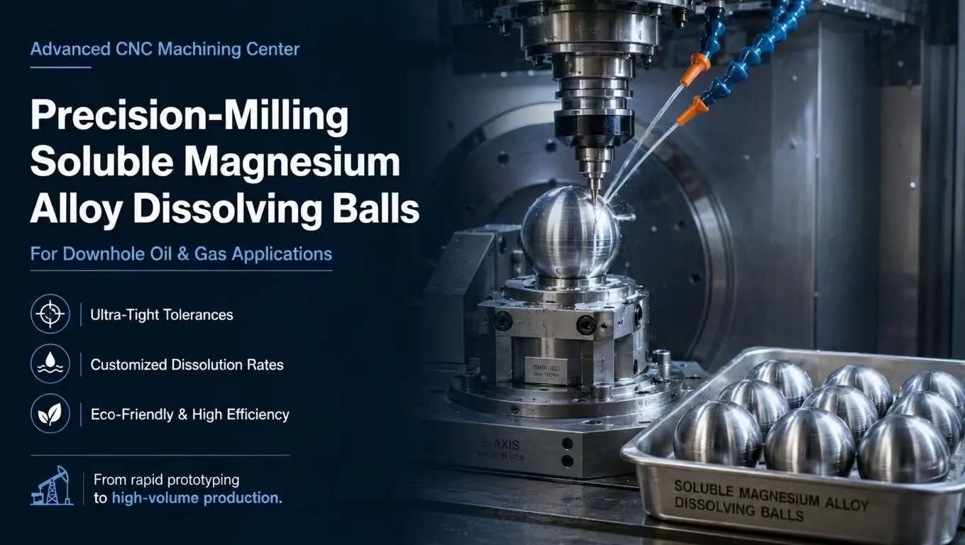 soluble magnesium alloy dissolving ball frac ball