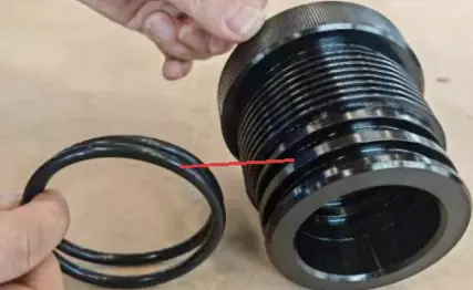 One-time setting tool thread interface and bridge plug connection detail 2