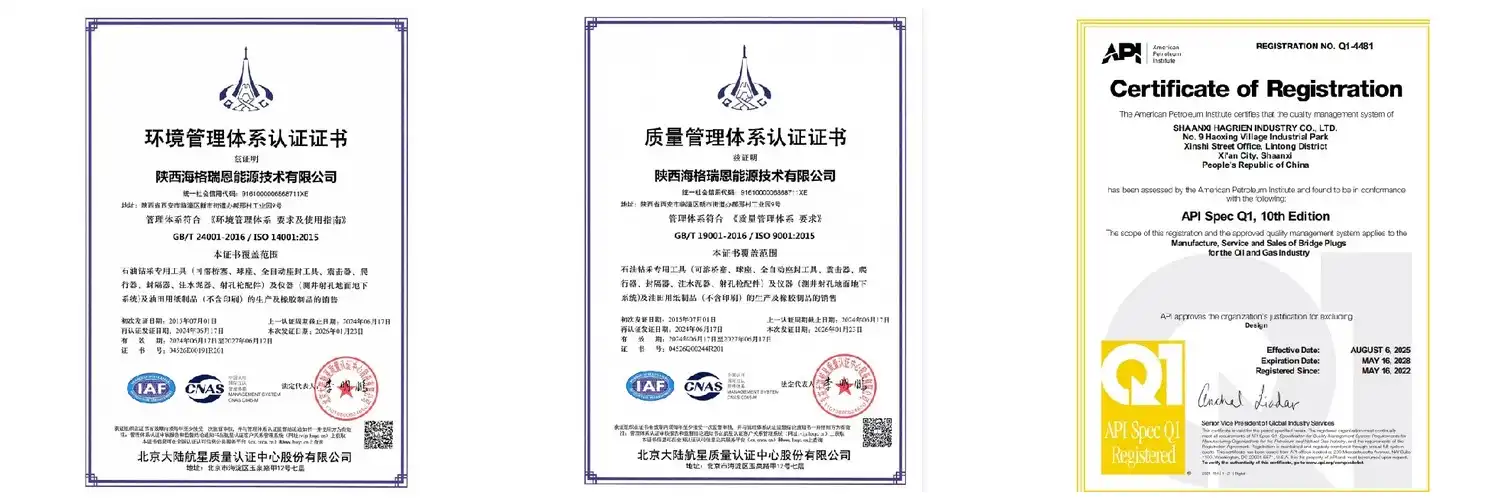 Hagrien Certificates ISO 9001- ISO 14001- ISO 45001 -API Hagrien Certificates ISO 9001- ISO 14001- ISO 45001 -API
