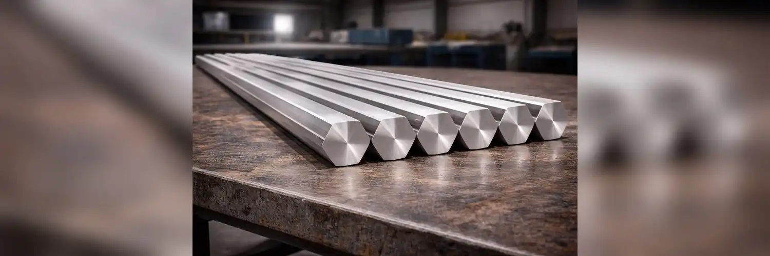 Dissolvable Magnesium Alloy Hexagonal Bar